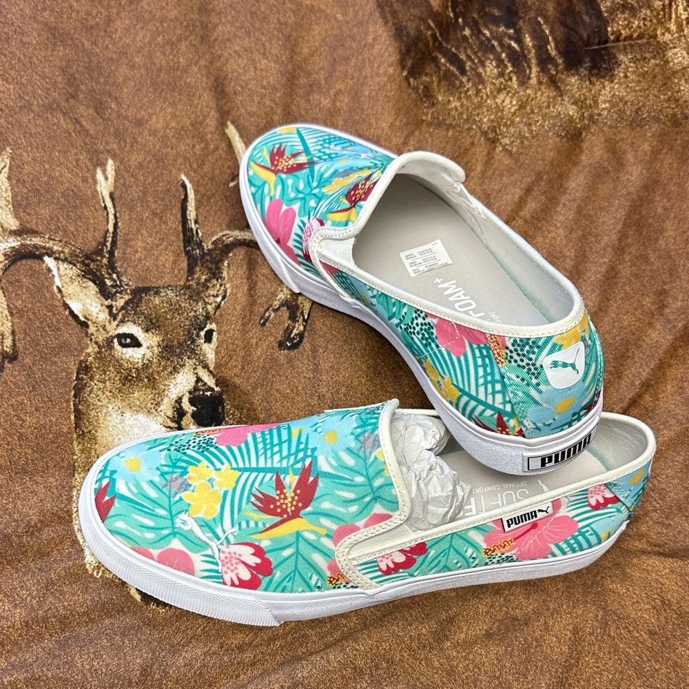 Puma Floral Paradise Slip-On Shoes